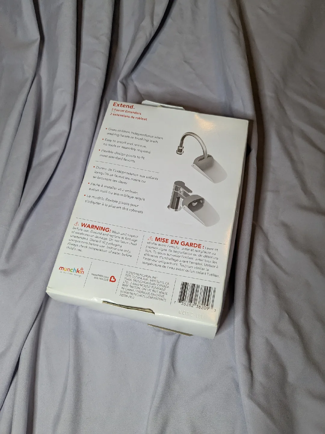 New Munchkin Faucet Extender  Grey image indicator(7)