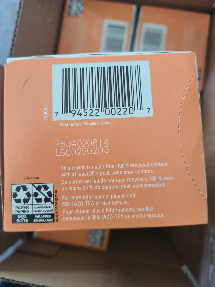 Tazo Wild Sweet Orange Herbal Tea image indicator(3)