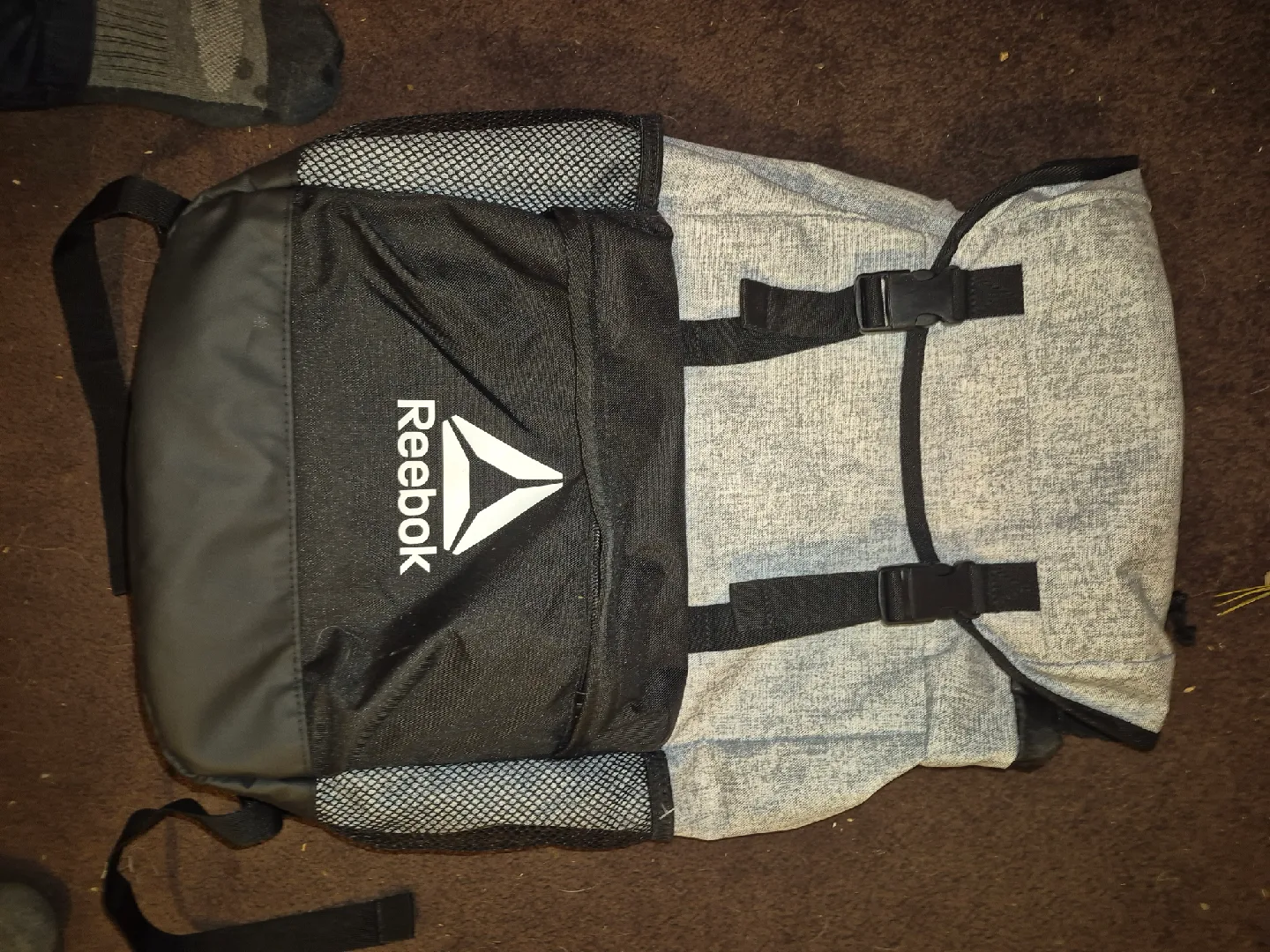 Reebok Backpack - Grey and Black thumbnail