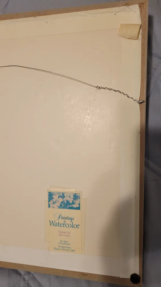 Framed Floral Watercolor Painting by Rita Crooks image indicator(4)