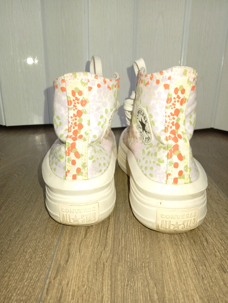 Converse All Star Move Platform Floral High Top - Size 6 - photo 3