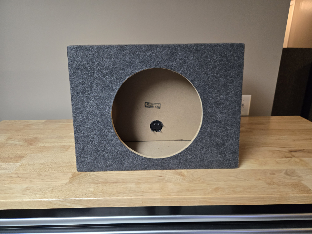 Brand New Slim 12" Sealed Subwoofer Enclosure - photo 3