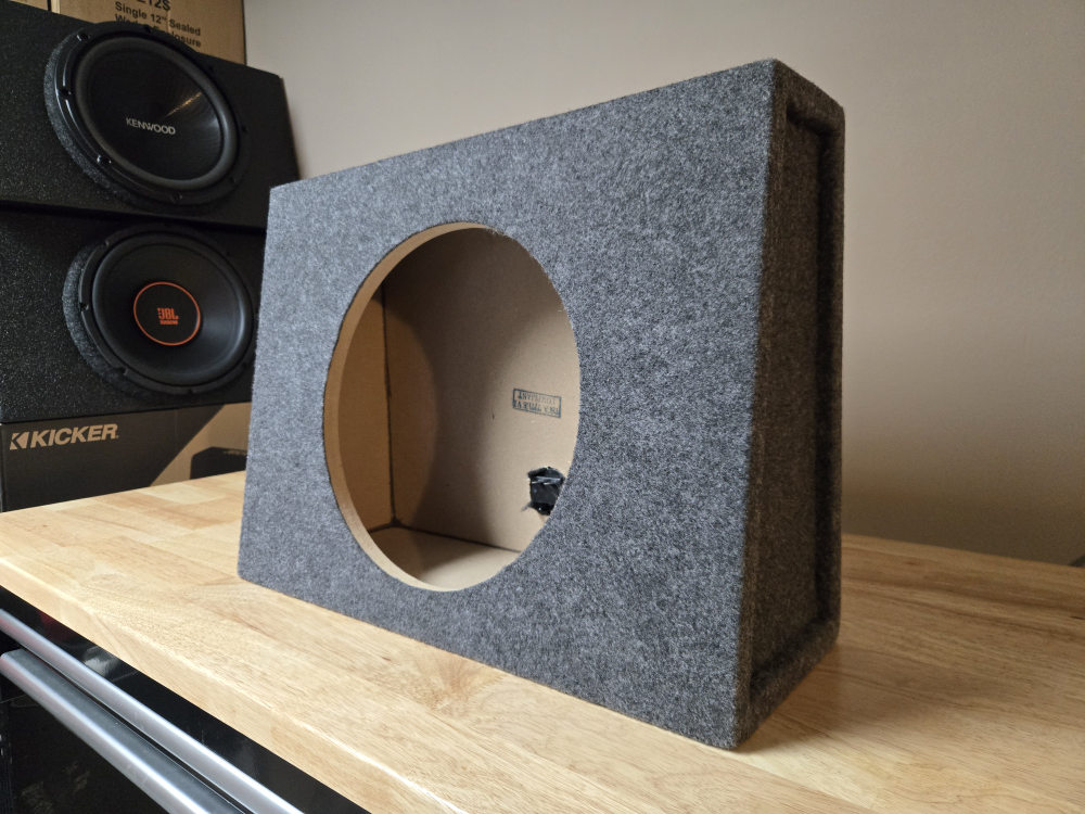 Brand New Slim 12" Sealed Subwoofer Enclosure - photo 5