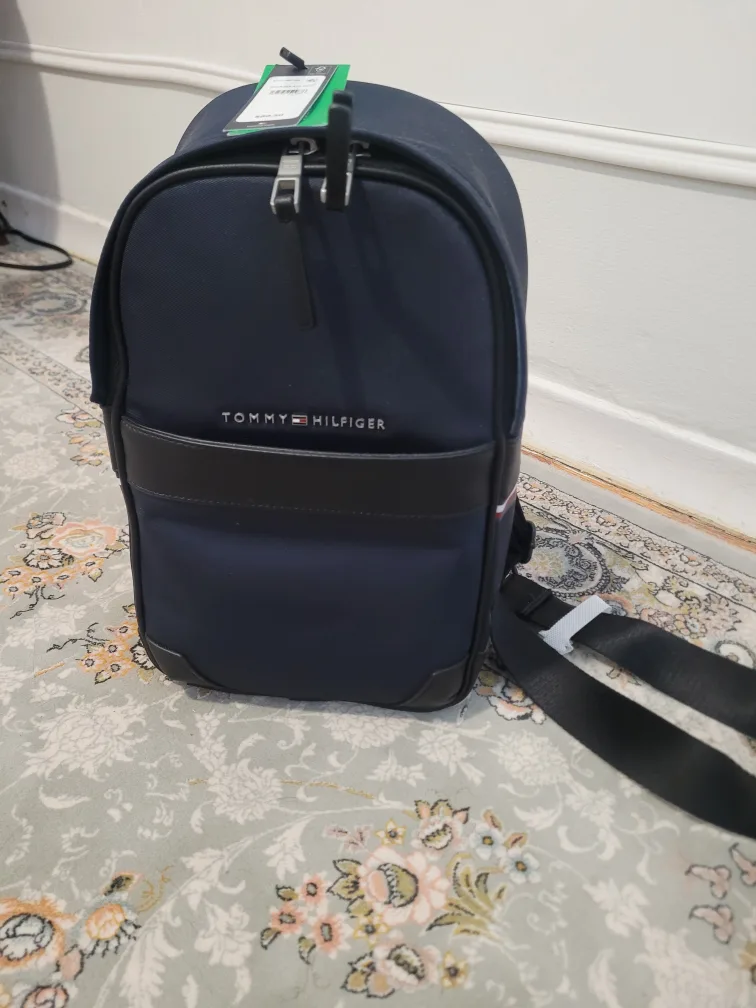 Tommy Hilfiger Navy sling Backpack