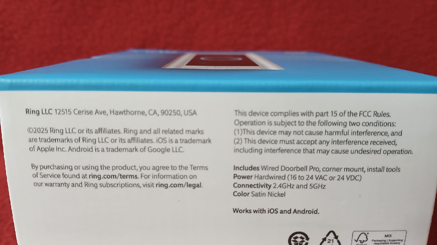 Ring Wired Video Doorbell Pro - NEW! - photo 5