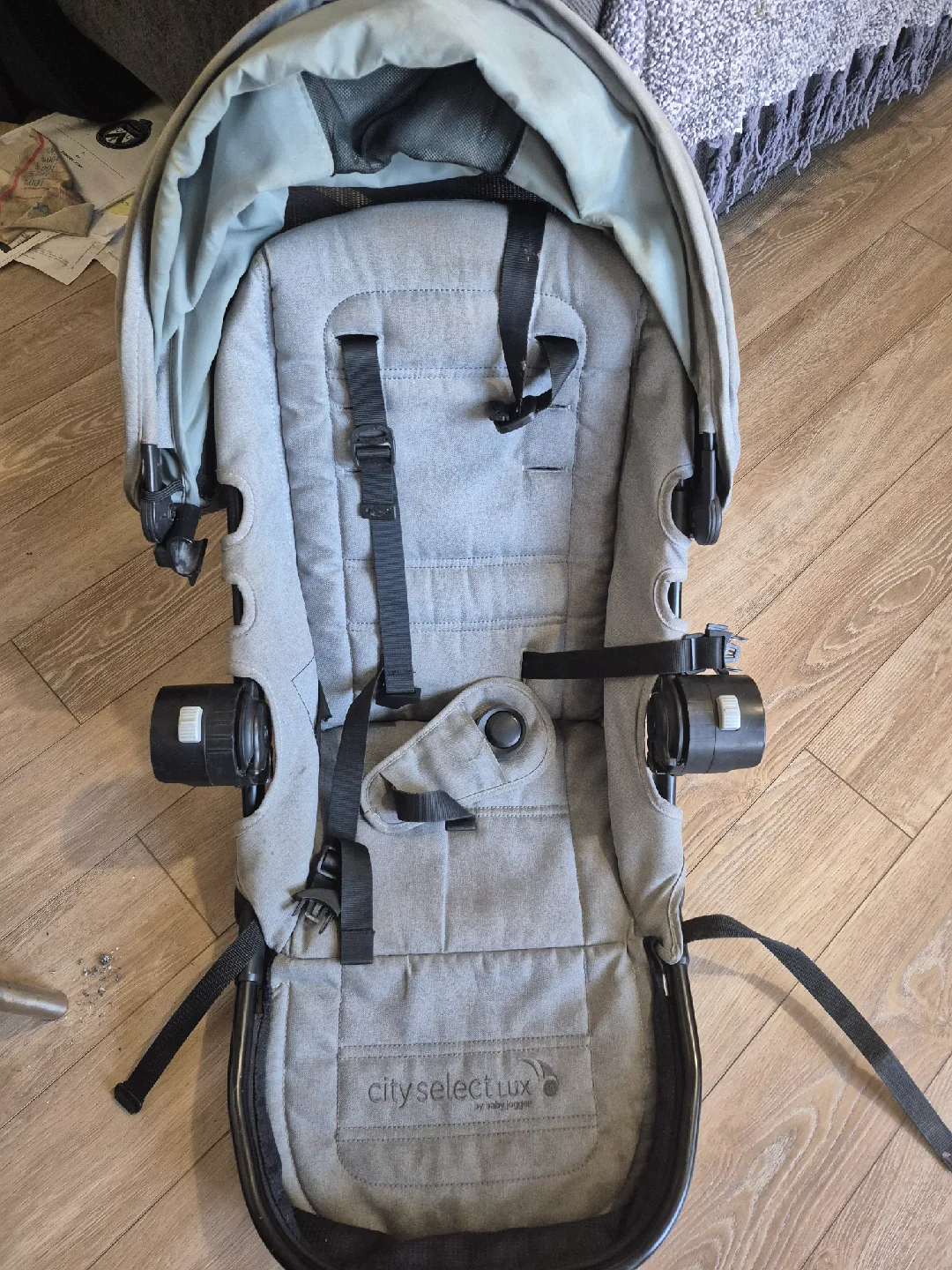 City Select LUX double Baby Stroller great condition image indicator(3)