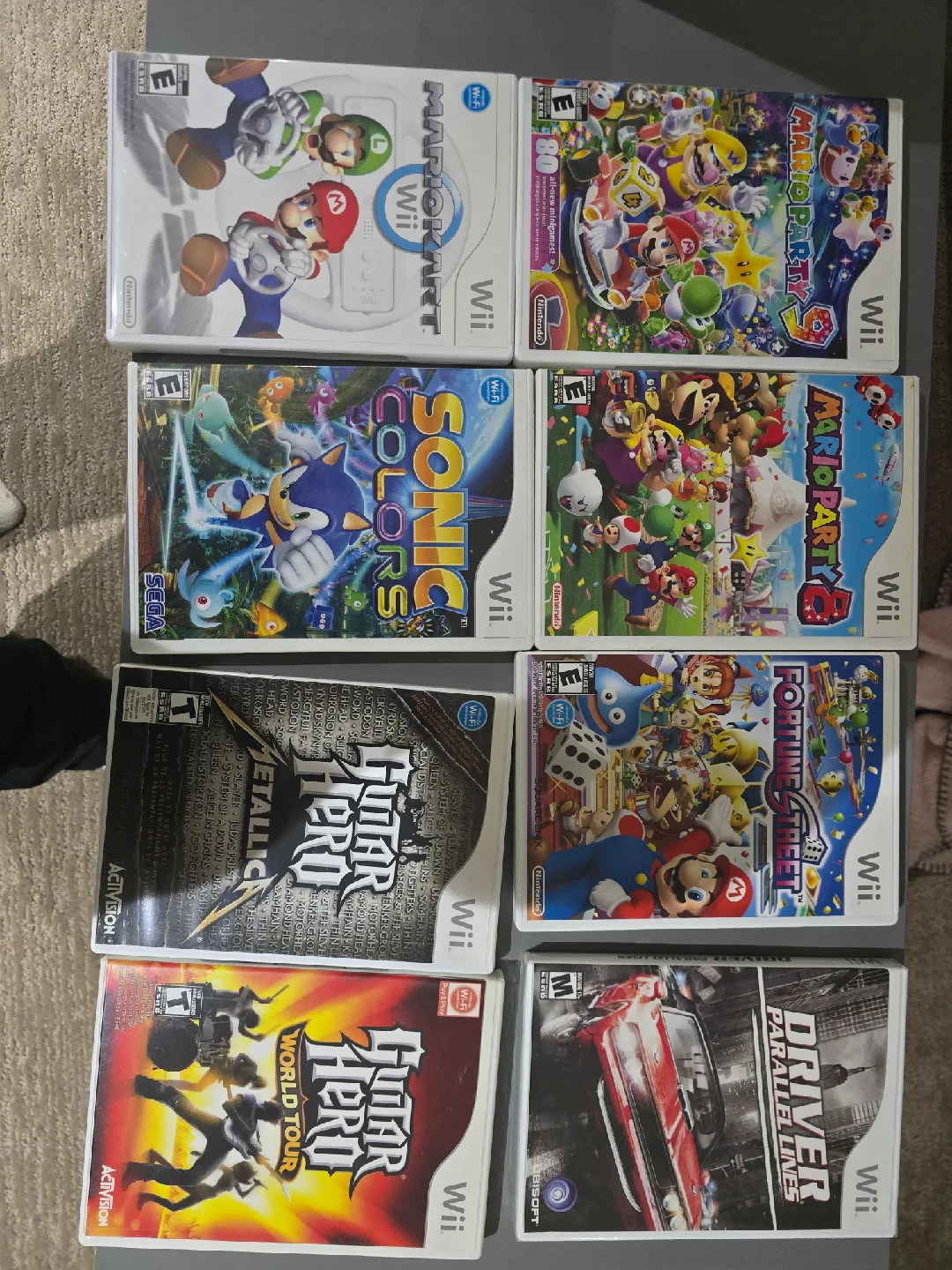 Wii Games - Guitar Hero, Mario Party, Fortune Street image indicator(8)