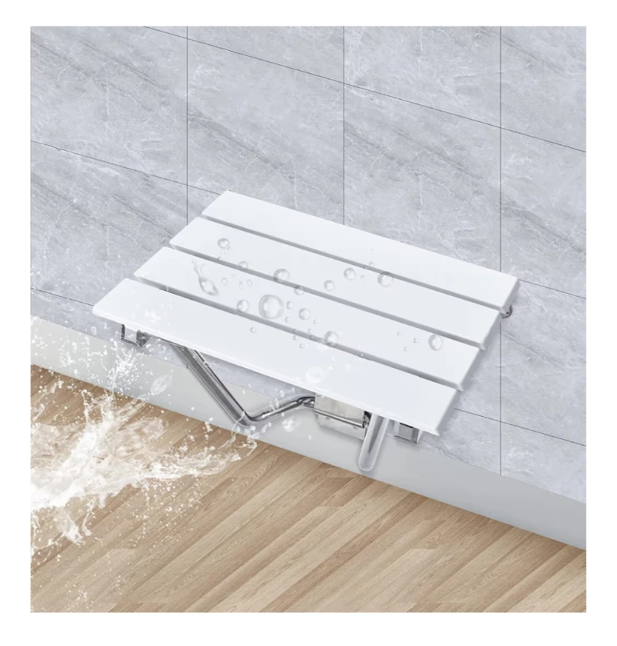 White Folding Shower Seat - photo 5