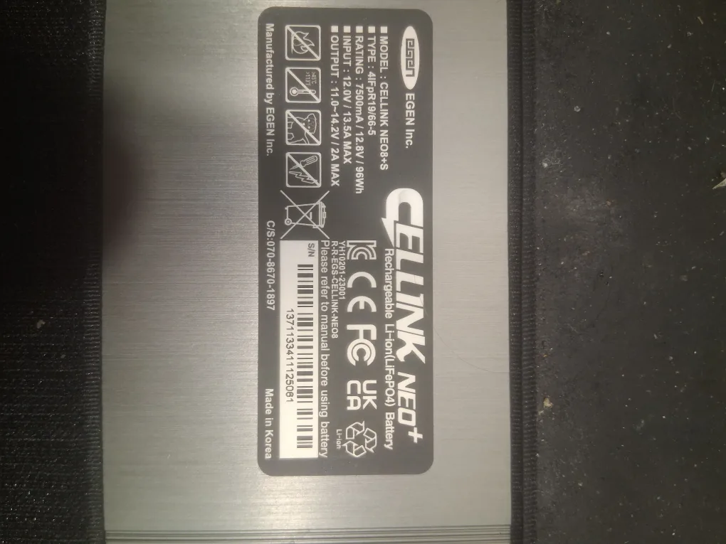 Cellink NEO8+S Battery image indicator(2)