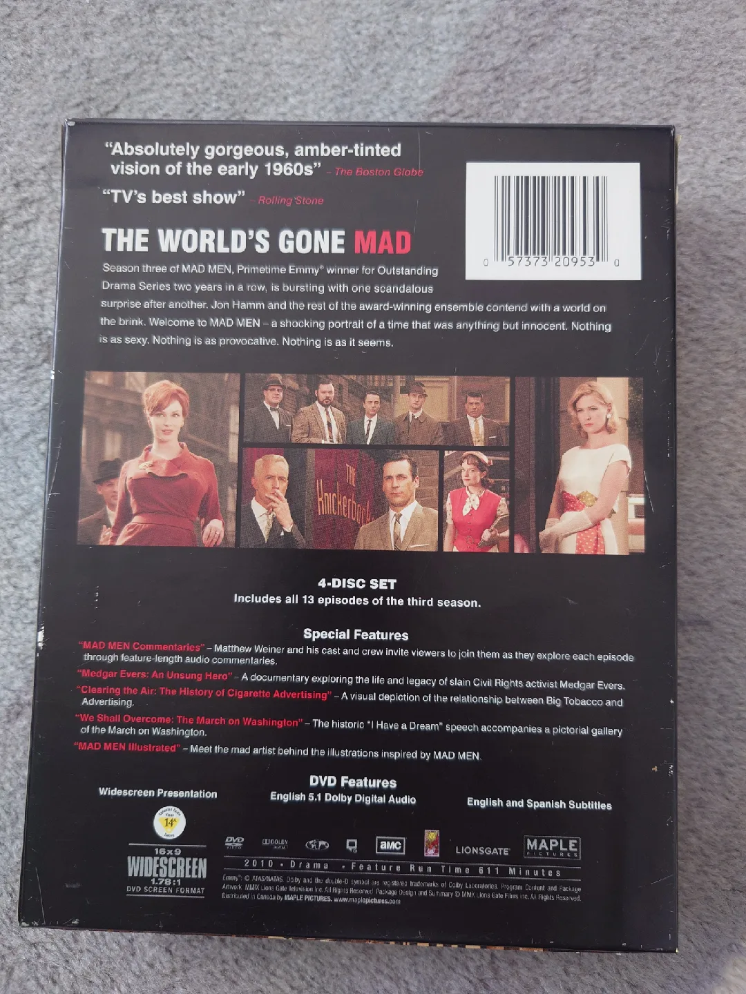 Mad Men Season Three DVD Set image indicator(2)