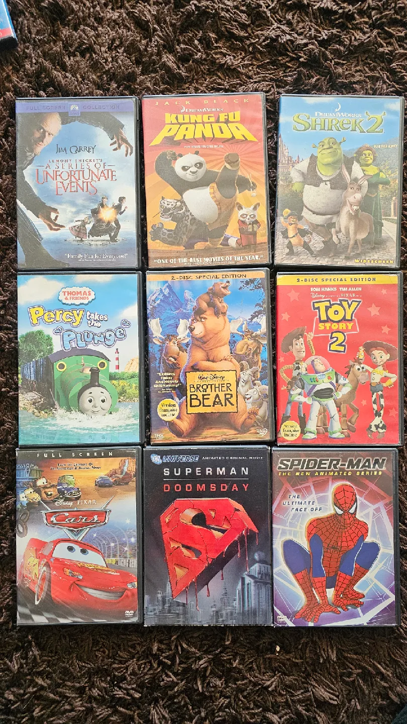 Kids DVD Movies - Assorted Titles image indicator(6)