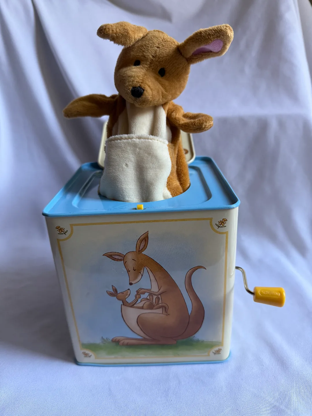 Schylling Kangaroo & Baby Too Jack in the Box image indicator(5)