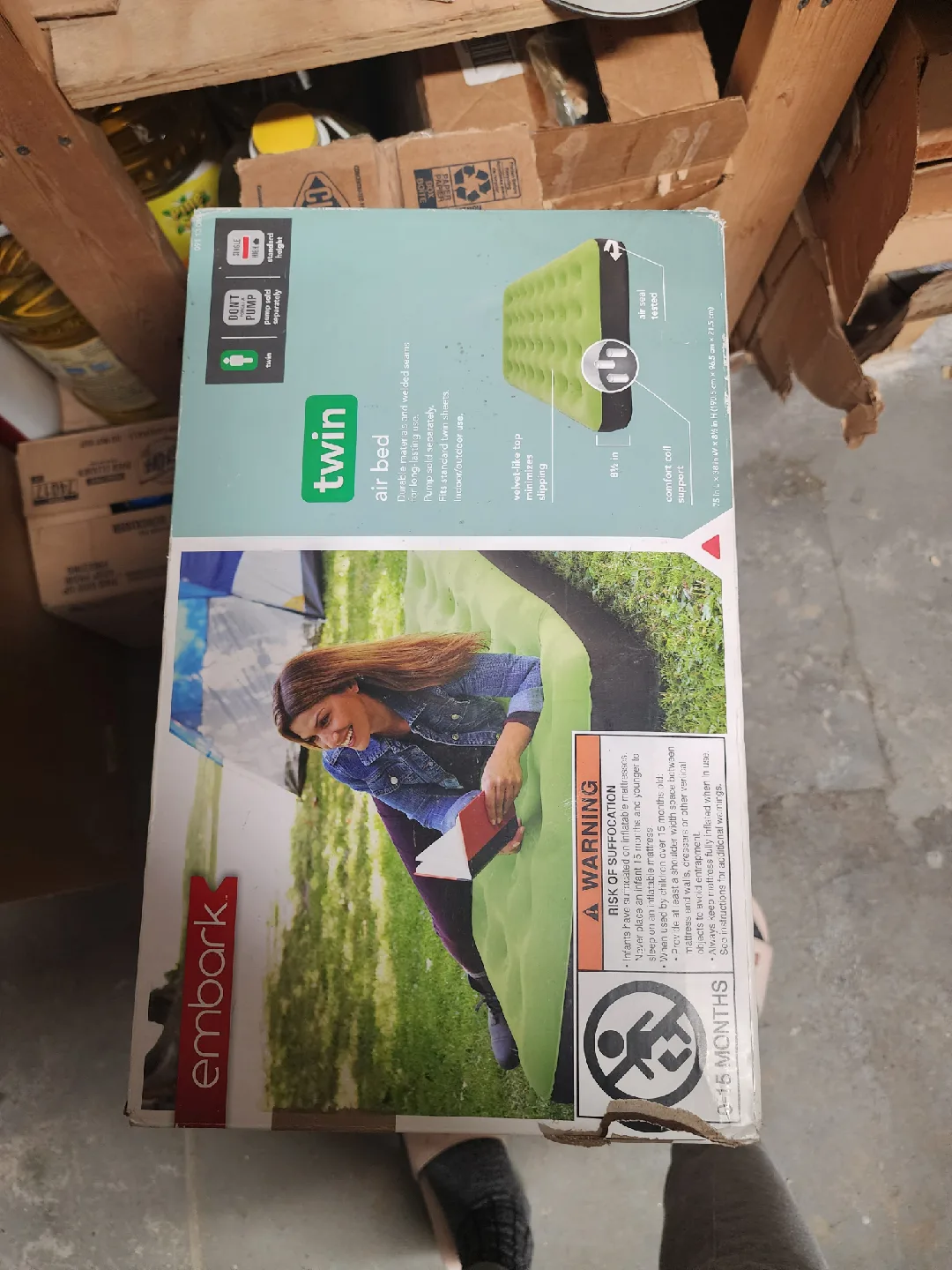 Embark Twin Air Bed - New in Box! image indicator(2)