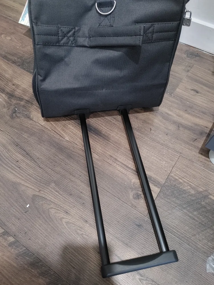 🧡BRAND NEW! LARGE ROLLING TRAVEL DUFFLE BAG & HANDLE image indicator(7)