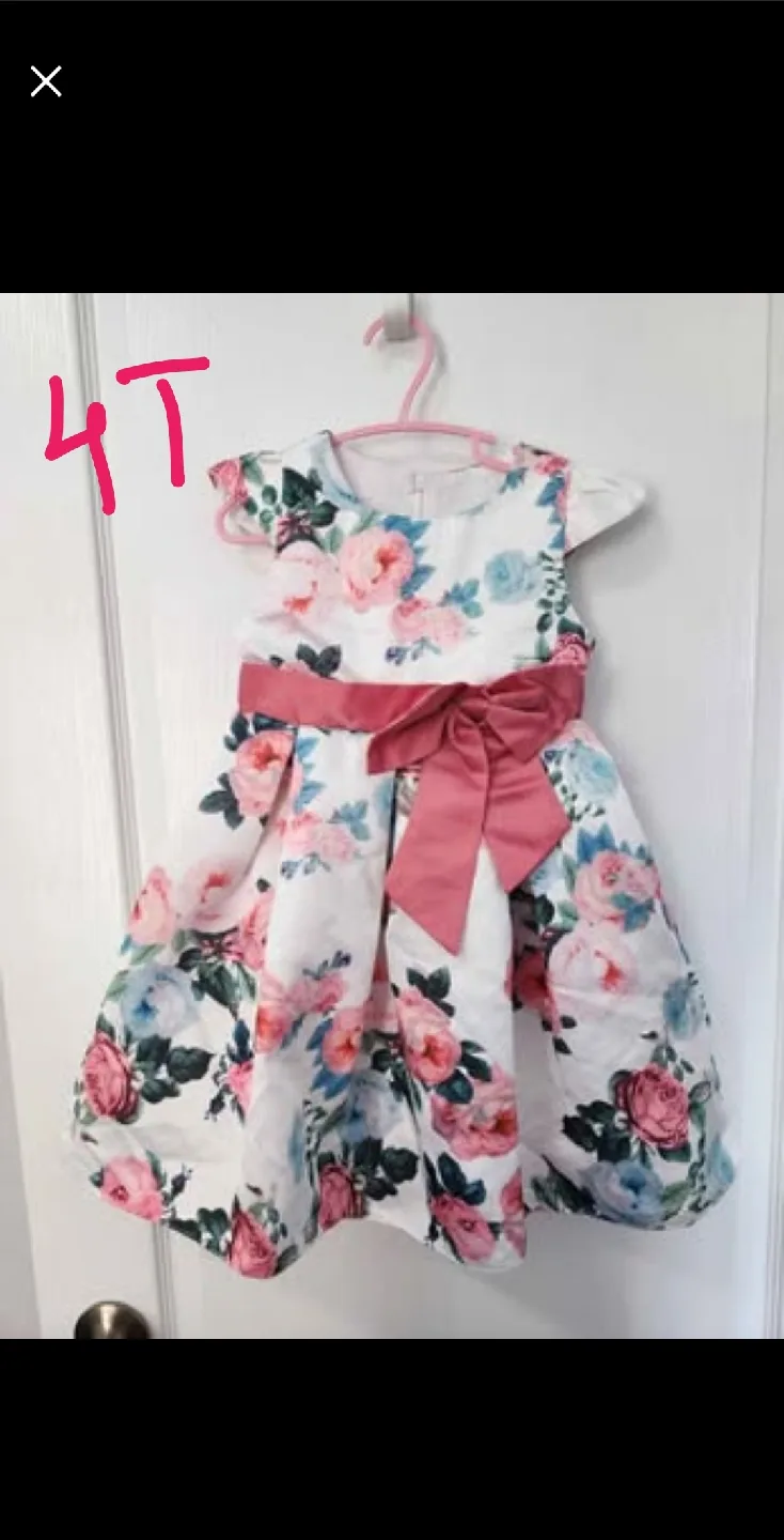 Floral Dress - Size 4T thumbnail