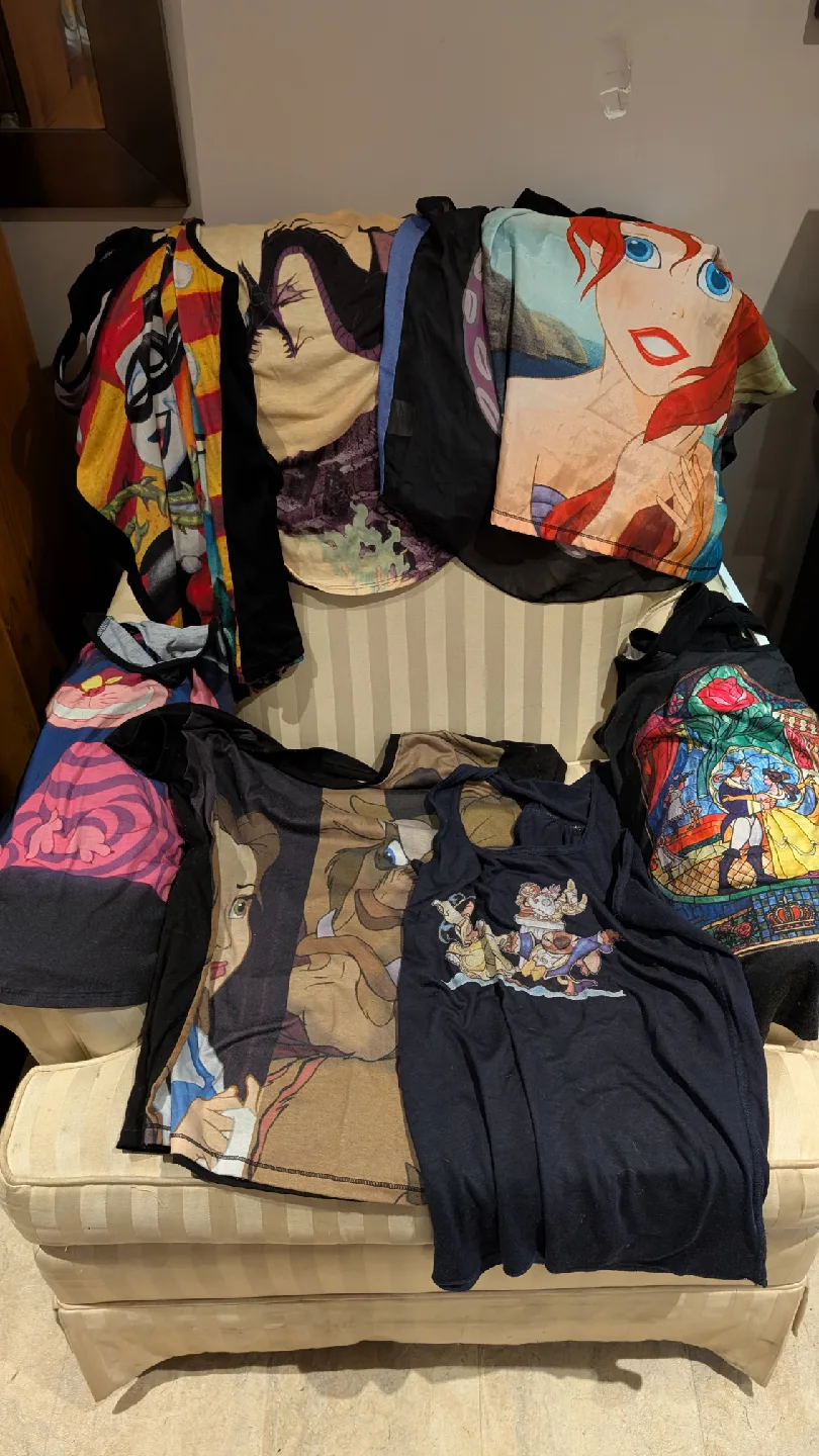 Disney Character Graphic T-Shirts Bundle