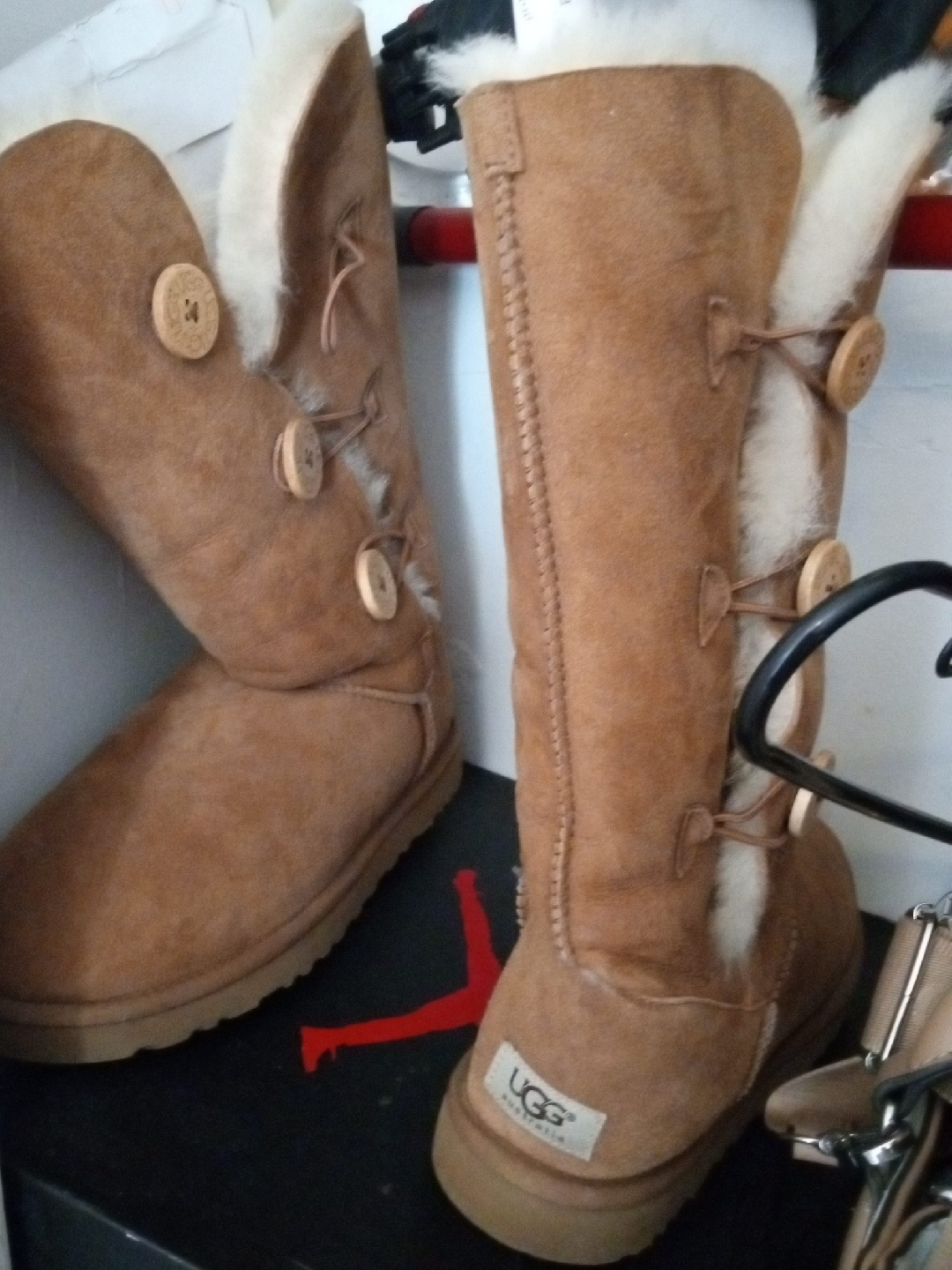 UGG Brown Button Boots