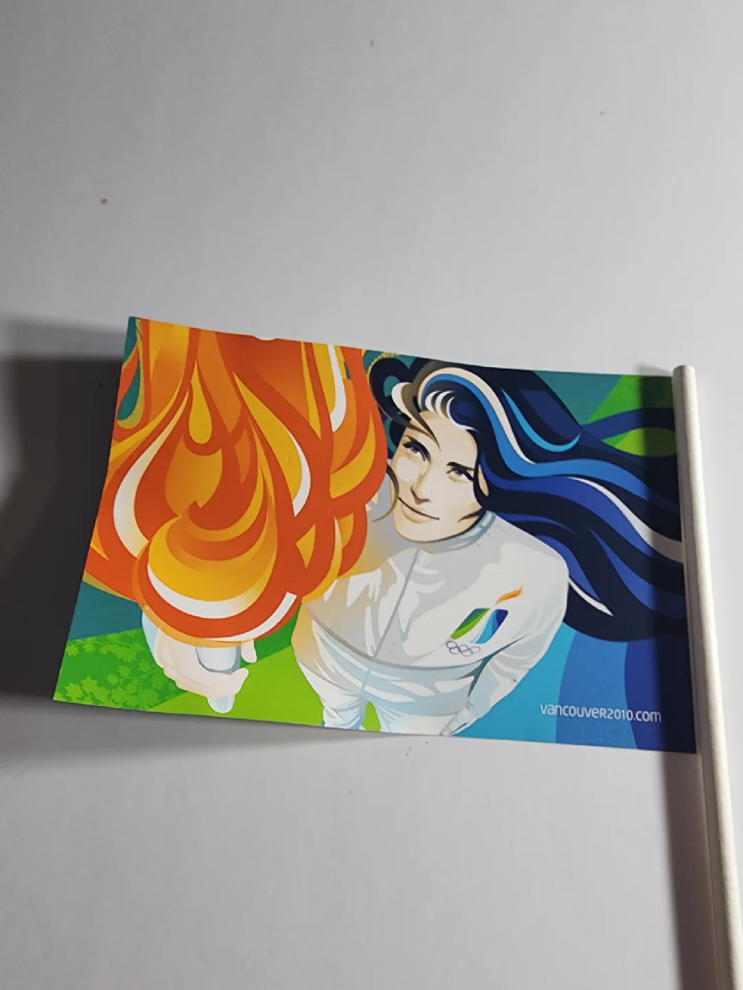 Vancouver 2010 Olympics Torch Relay Flag image indicator(5)