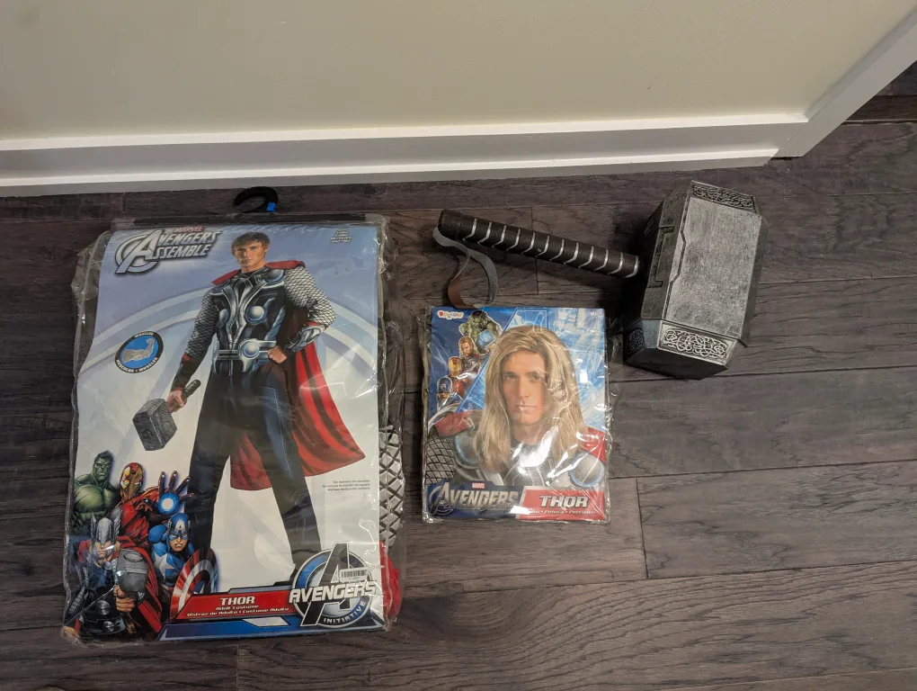 Avengers Thor Costume with Hammer