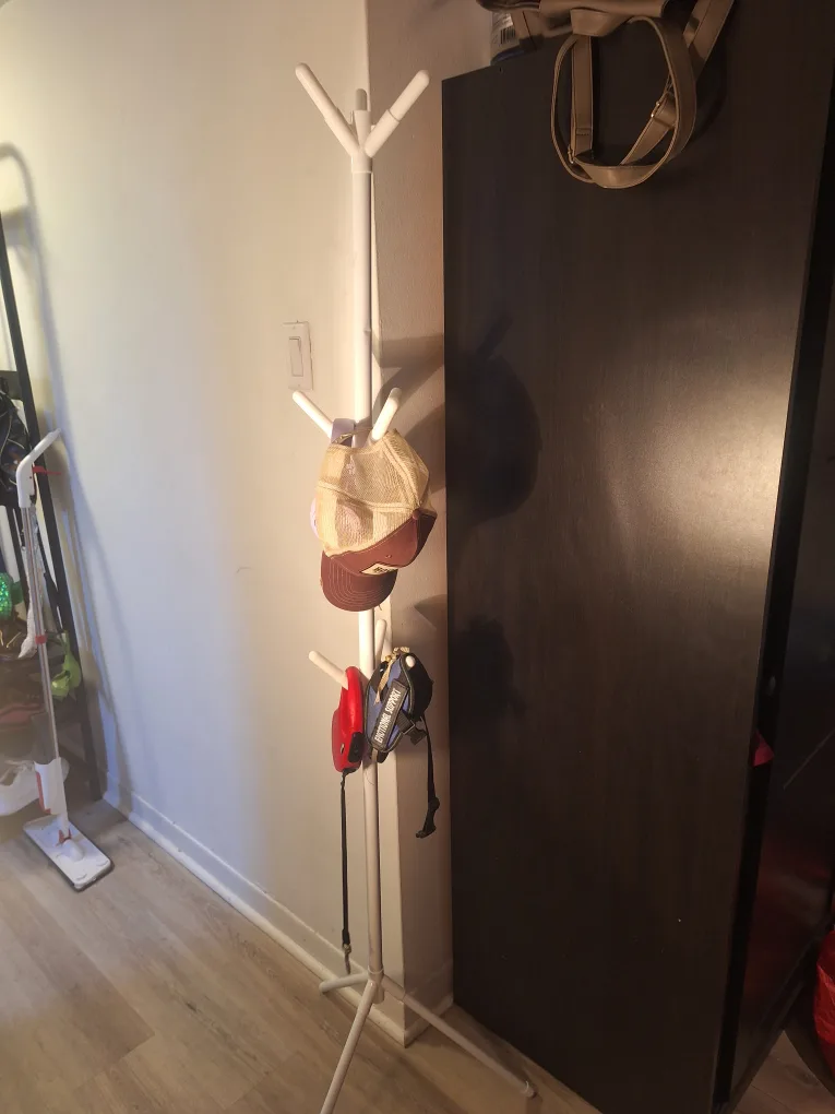 White Coat Rack Stand thumbnail