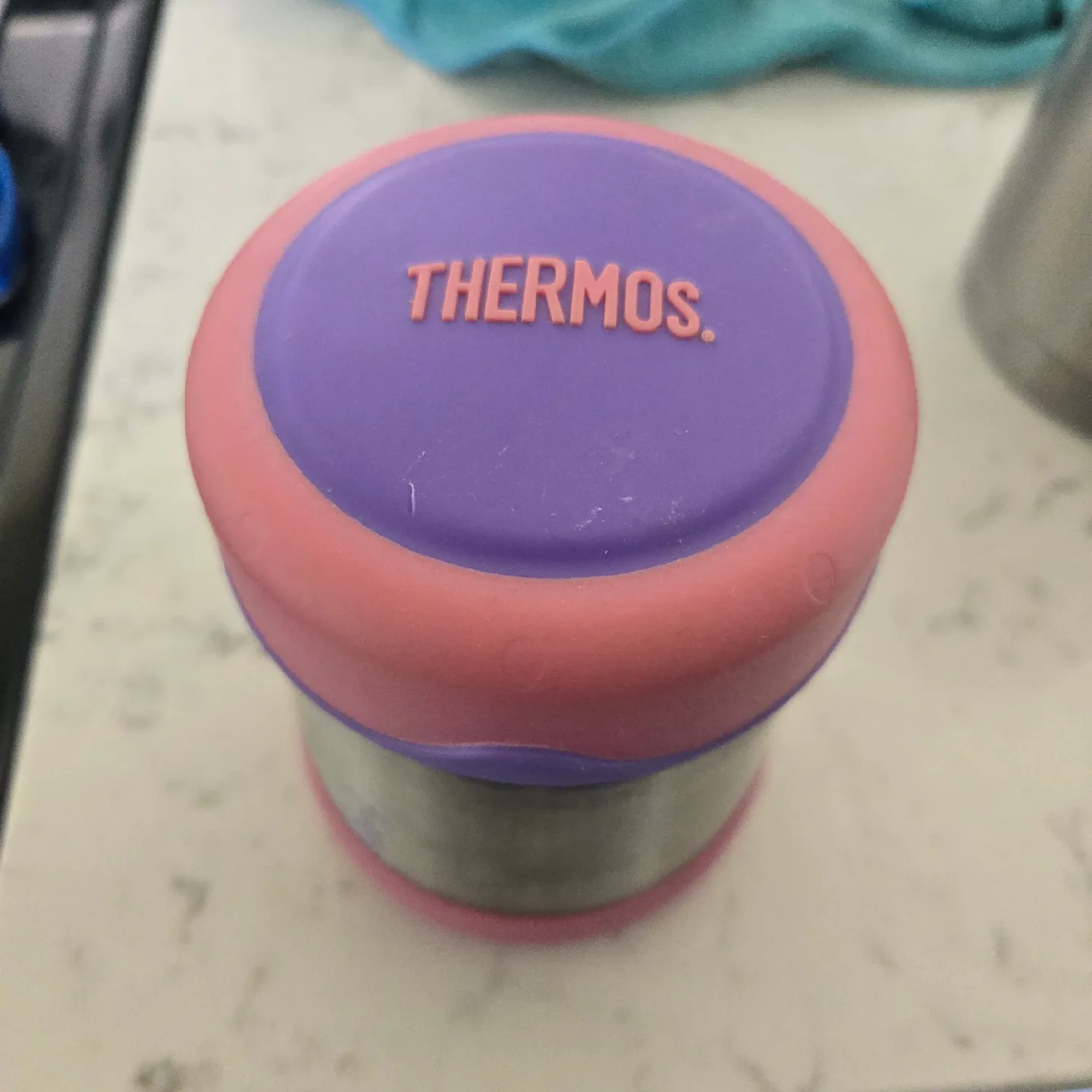 Thermos Food Jar - Pink & Purple thumbnail