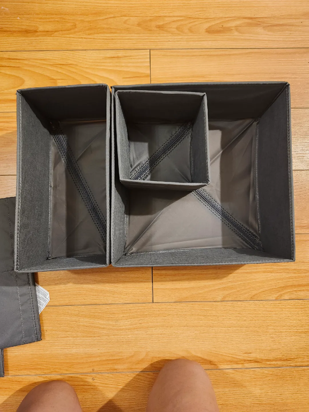 Ikea Fabric Storage Bins - Set of 3 image indicator(3)