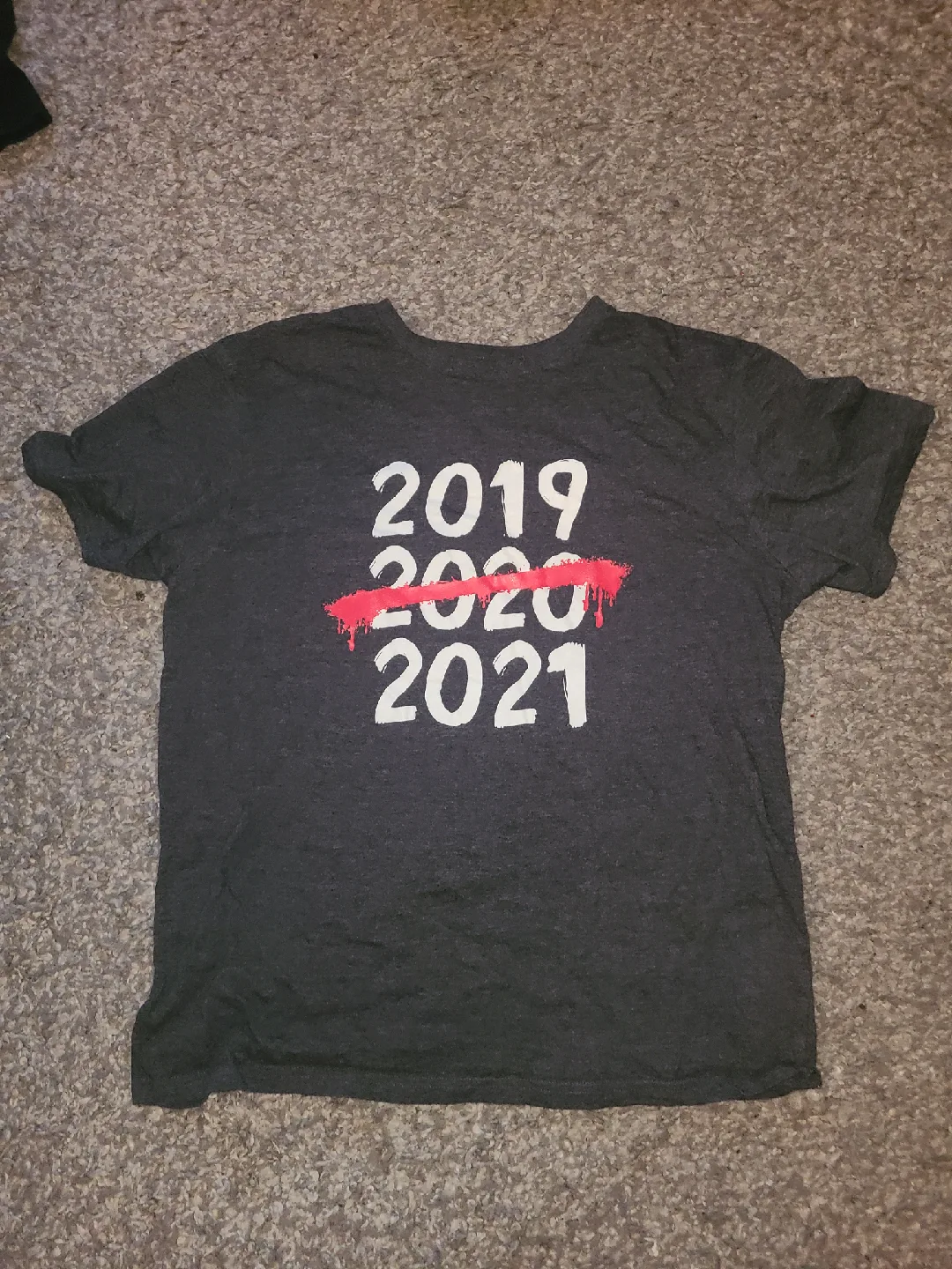 Grey T-shirt with 2019-2021 Design thumbnail