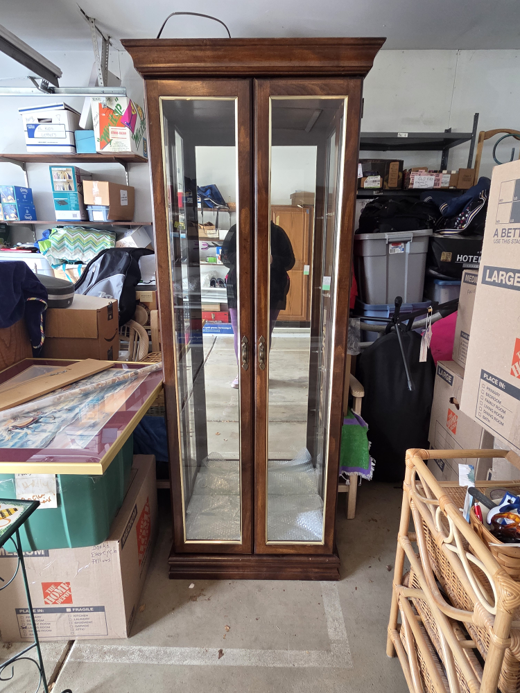 Brown Curio Cabinet