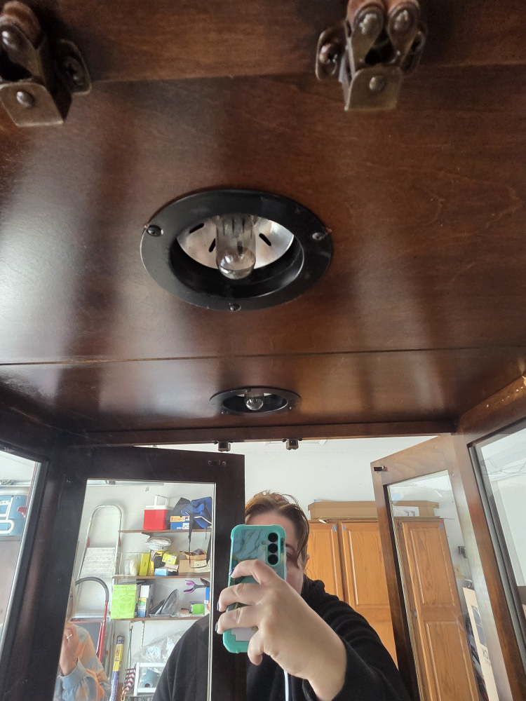 Brown Curio Cabinet - photo 2