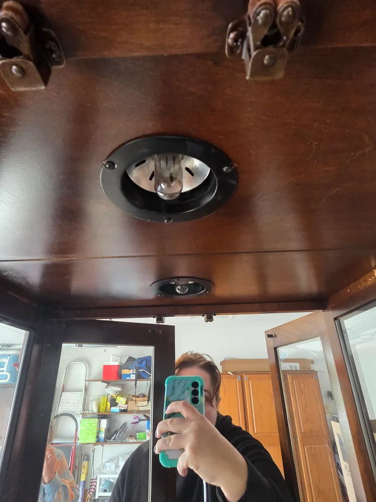 Brown Curio Cabinet image indicator(2)