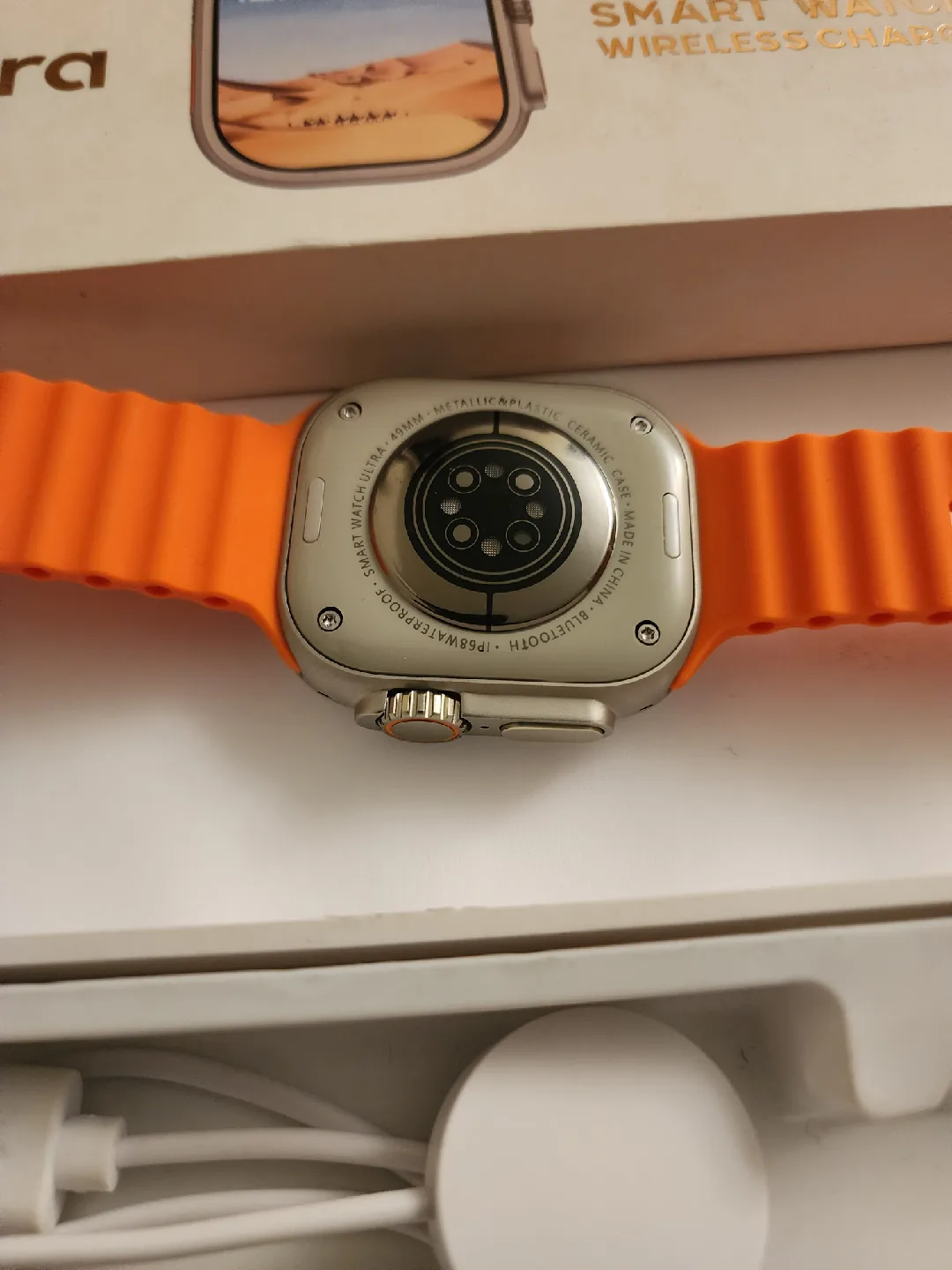 GS Wear S9 Ultra Smart Watch - Orange in mint Condition. image indicator(4)