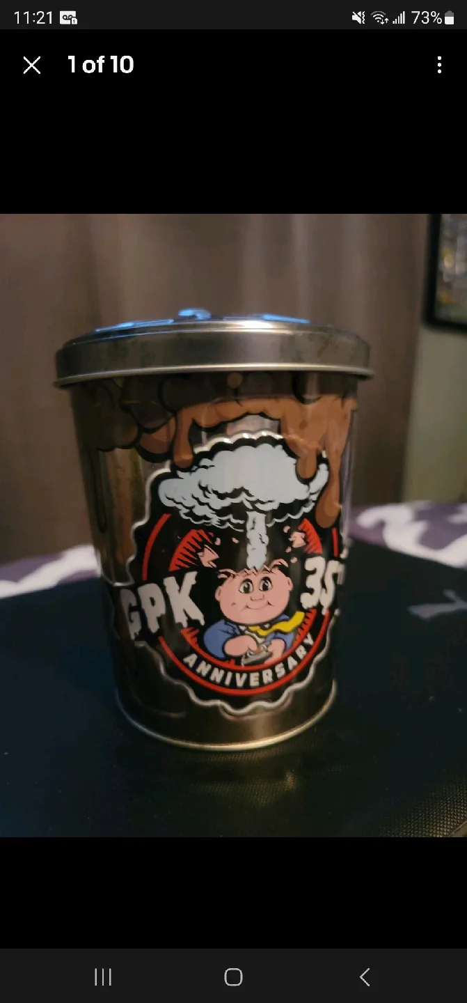 Garbage Pail Kids 35th Anniversary Garbage Can Tin thumbnail