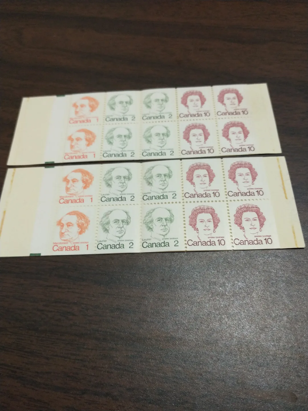 SOLD 1972-1978 Canada stamps 50 cent aircraft booklets x2 image indicator(2)