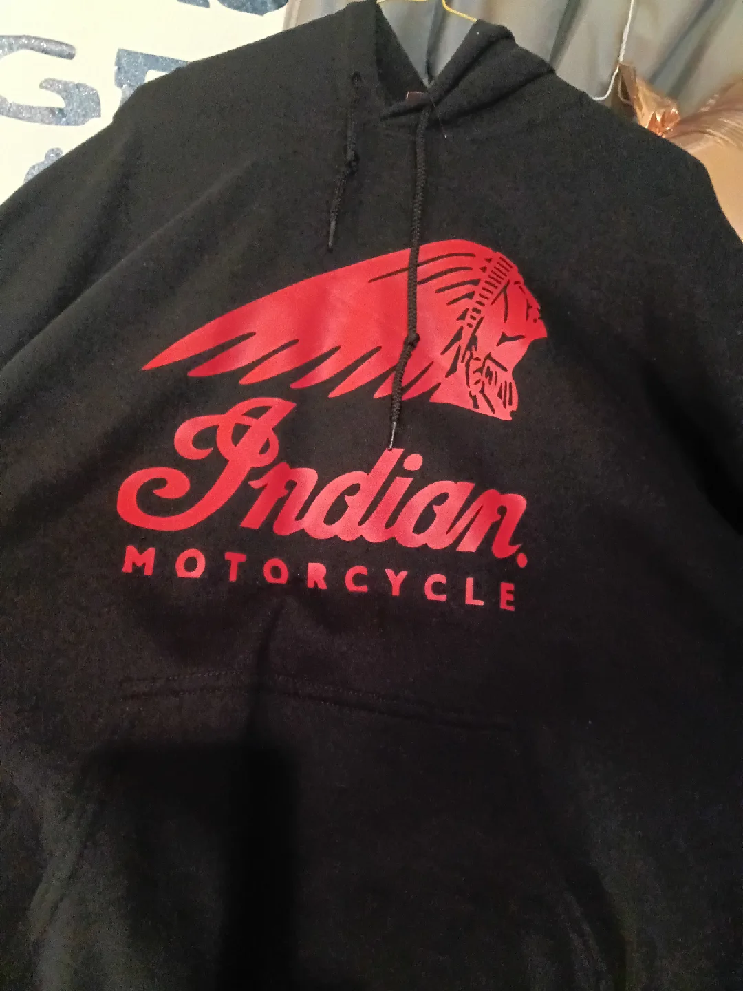 Indian Motorcycle Black Hoodie thumbnail