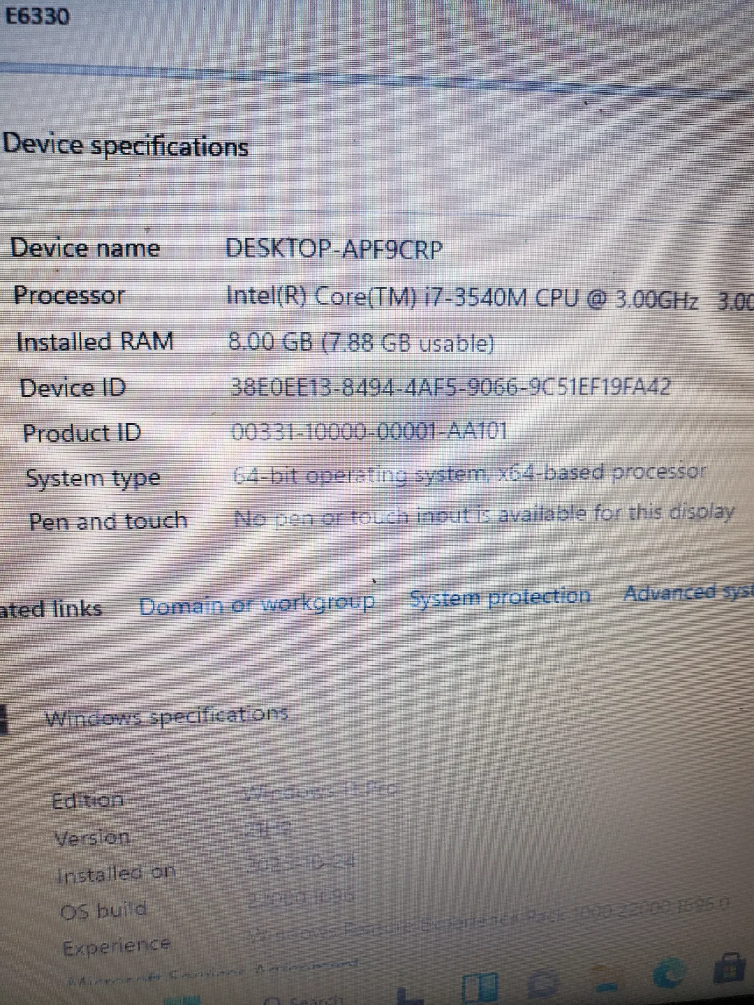 13.3inch i7 windows 11pro Dell Latitude E6330 Laptop image indicator(10)