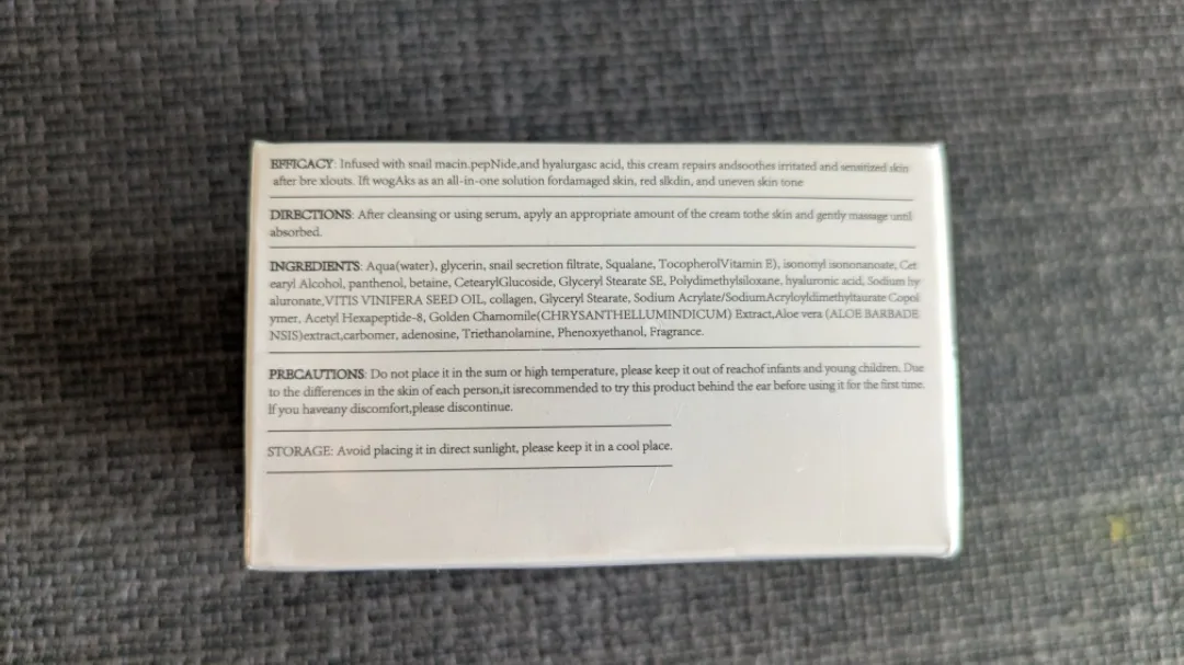 NEW Akeicwel Advanced Snail 92 Cream + power repair essence image indicator(5)