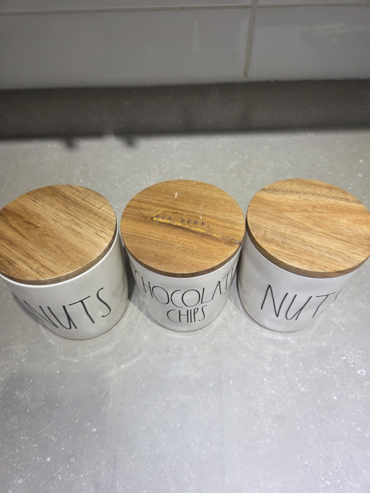 Rae Dunn Canisters - Nuts & Chocolate Chips - photo 2