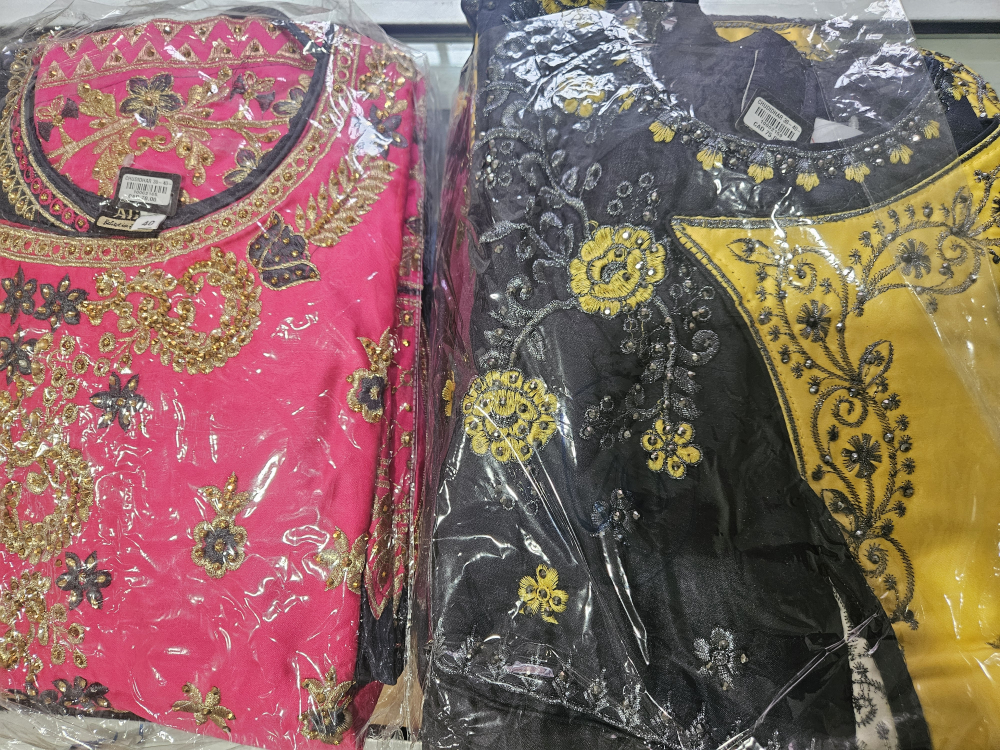 Embroidered Salwar Kameez Suits (Size 40)