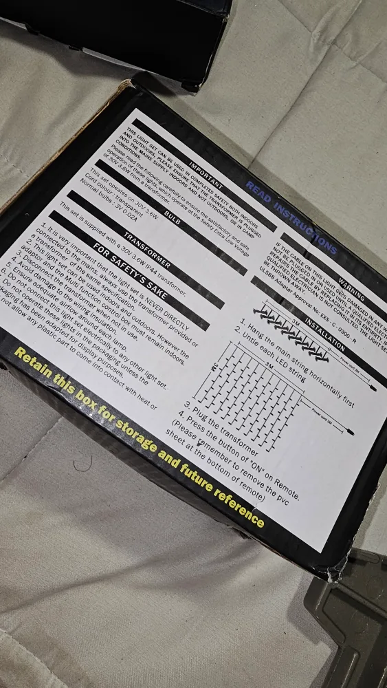 EXSUSS Curtain String Lights - 8 Light Effects image indicator(3)