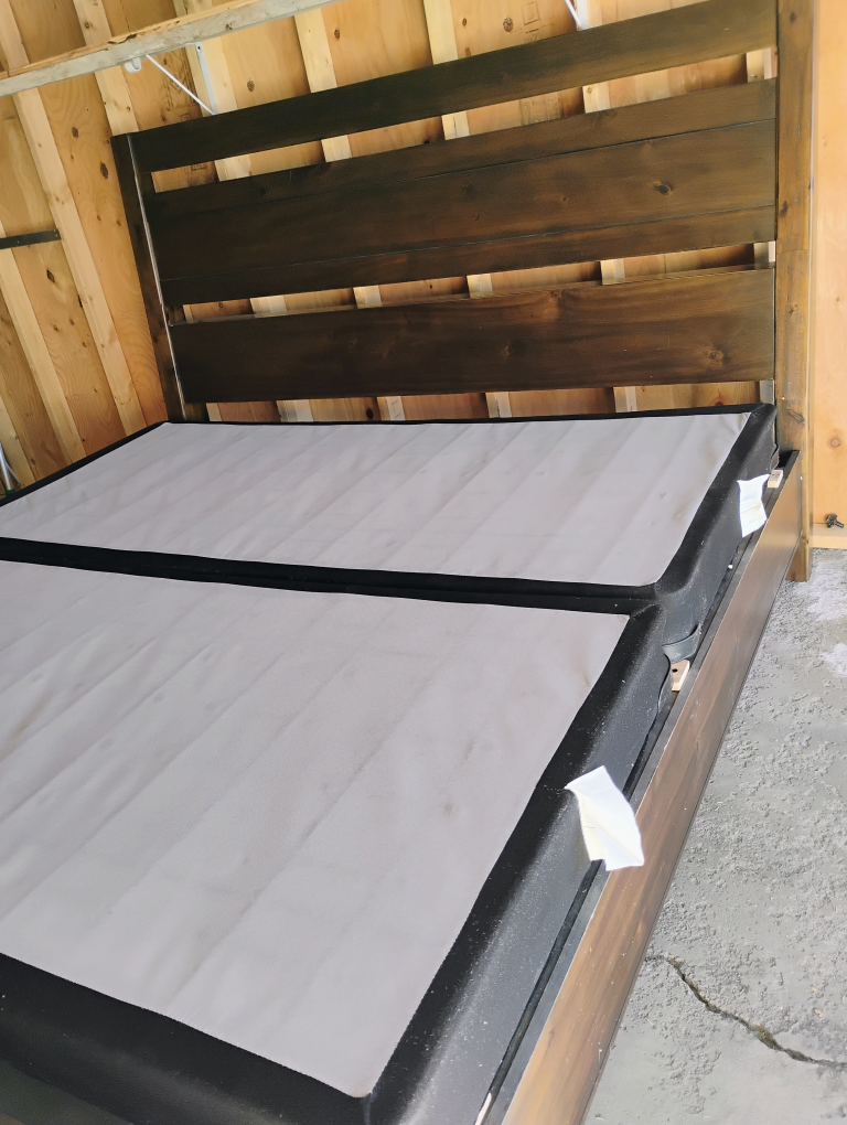 Wooden Bed King Size 88"Lenght * 83"width