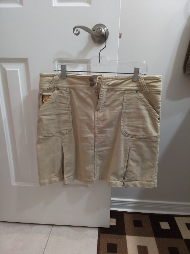 Womens Tan Skirt size large