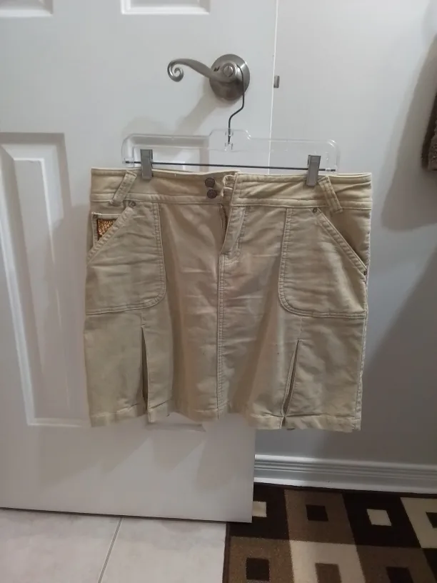 Tan Skirt size large thumbnail
