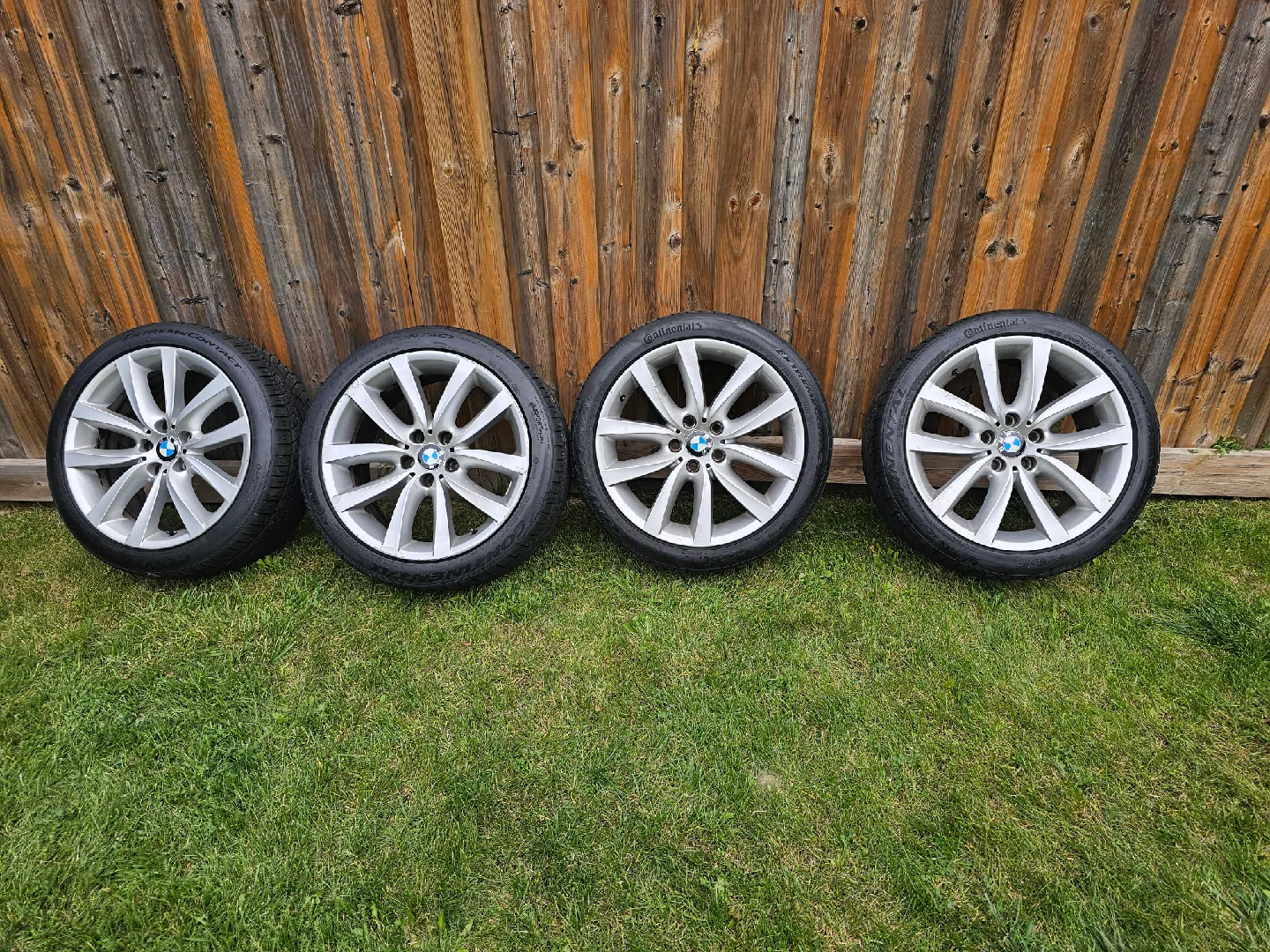BMW Style 331 Staggered 19" wheels & continental DWS06 tires thumbnail