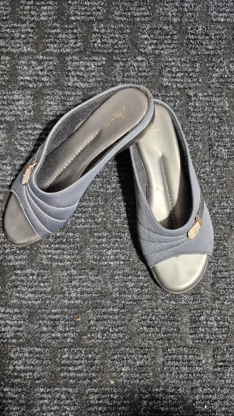 Manolita Grey Slides Size 40 image indicator(5)