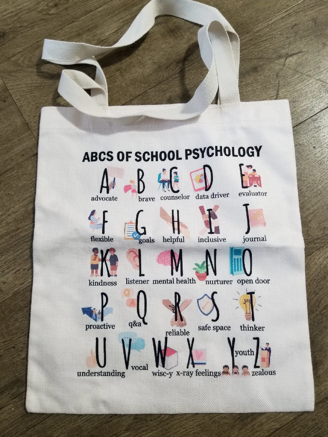 ABCs of School Psychology Tote Bag