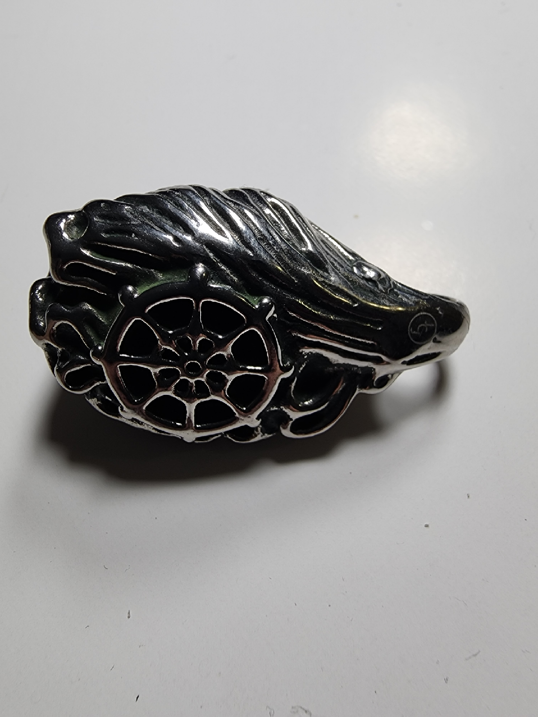 Unique Silver-Tone Pendant