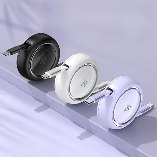 100W USB C Cable, Fast Charging, Retractable with 4-Stage - photo 2