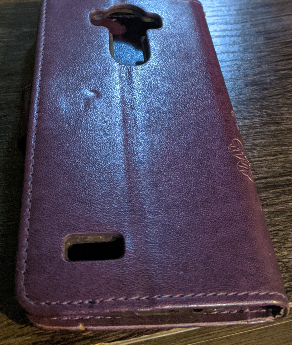 Purple Leather Phone Case - photo 2