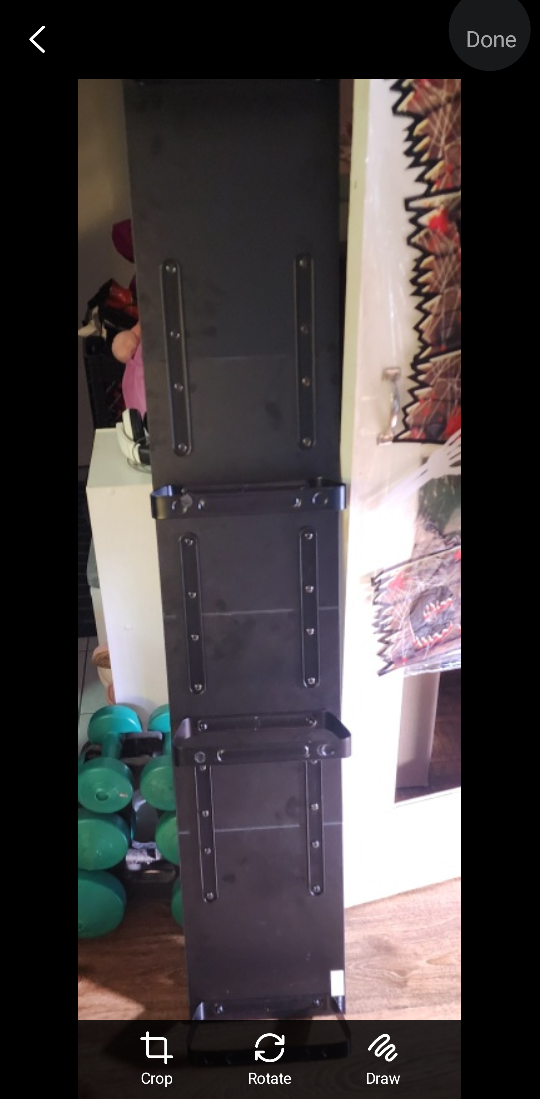 Black computer desk riser - photo 2