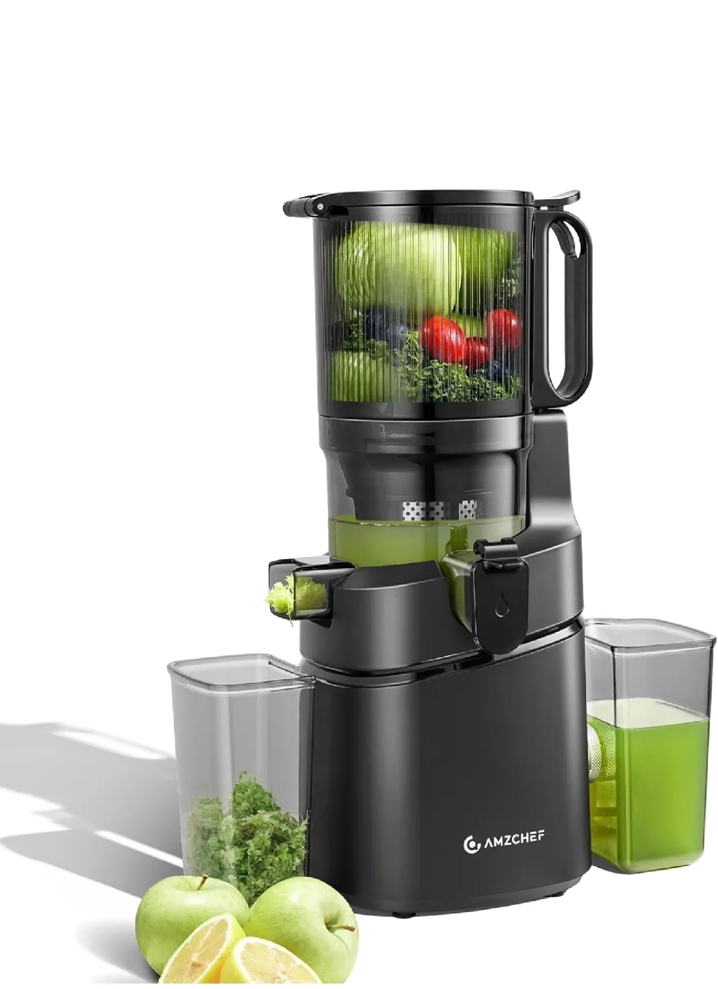 AMZCHEF Slow Juicer SJ-036 - Black image indicator(4)